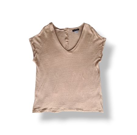 T-shirt Laura Clement, 100% Lin. Taille 40/42