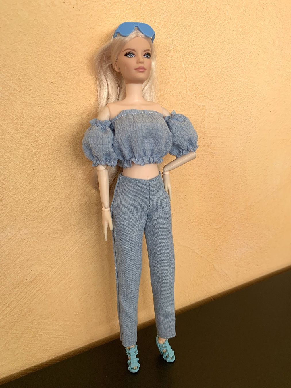 Bambole: HELLBLAUES BARBIE-OUTFIT 6-teilig  **NEU** – Nuovo (secondo la descrizione) da Starrkirch-Wil venduto da Evelyne222 2