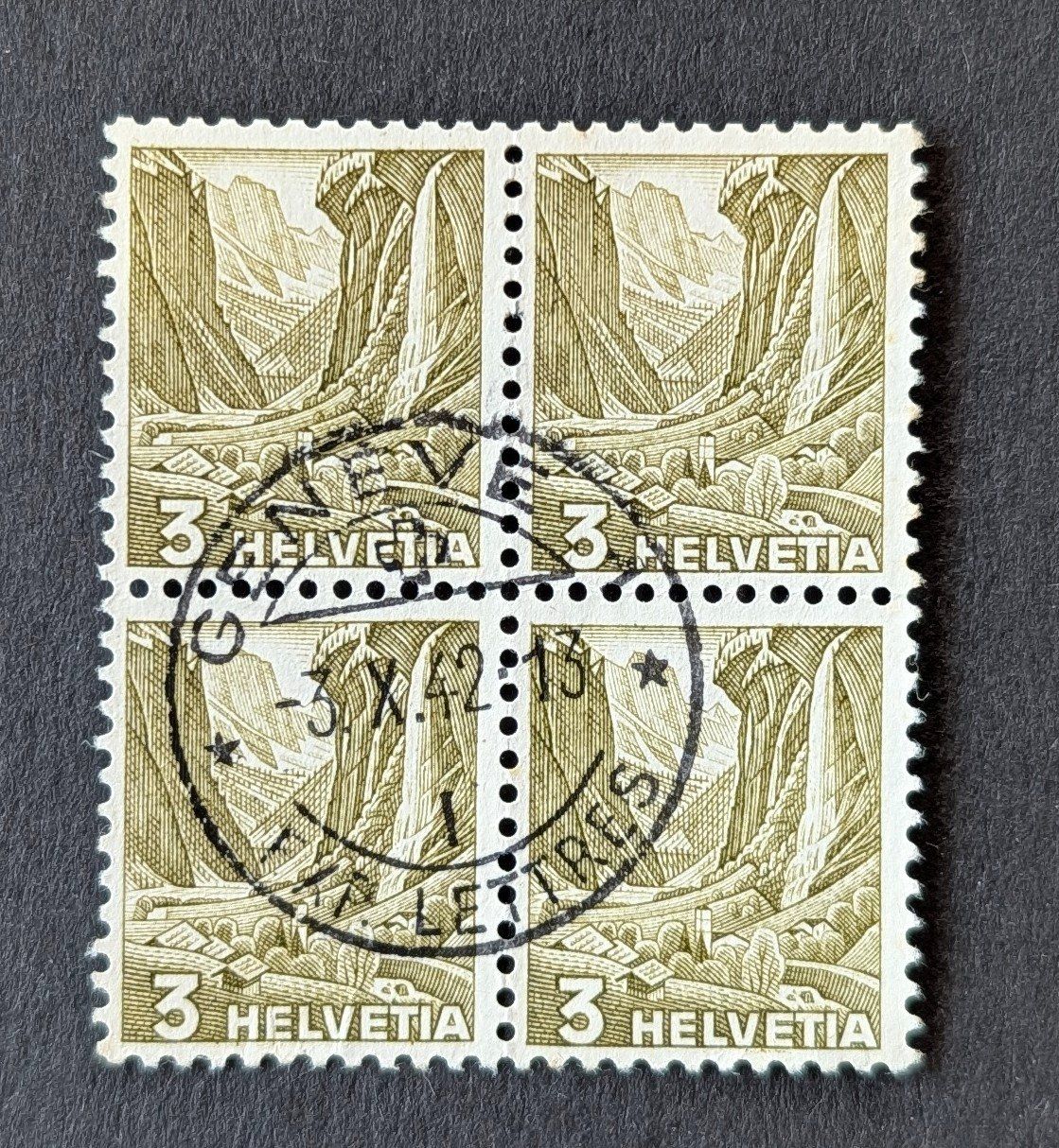 Tutti i francobolli: Z 201y "Staubbachfall" (1938) Vollstempel – Usato da Hittnau venduto da stamps_and_coins