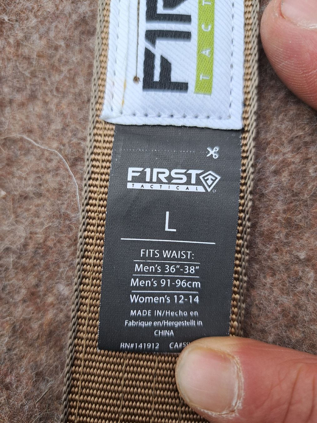 Gürtel: Taktischer Gurt von First Tactical Grösse L – Neu (gemäss Beschreibung) aus Zufikon von olinielsen 3