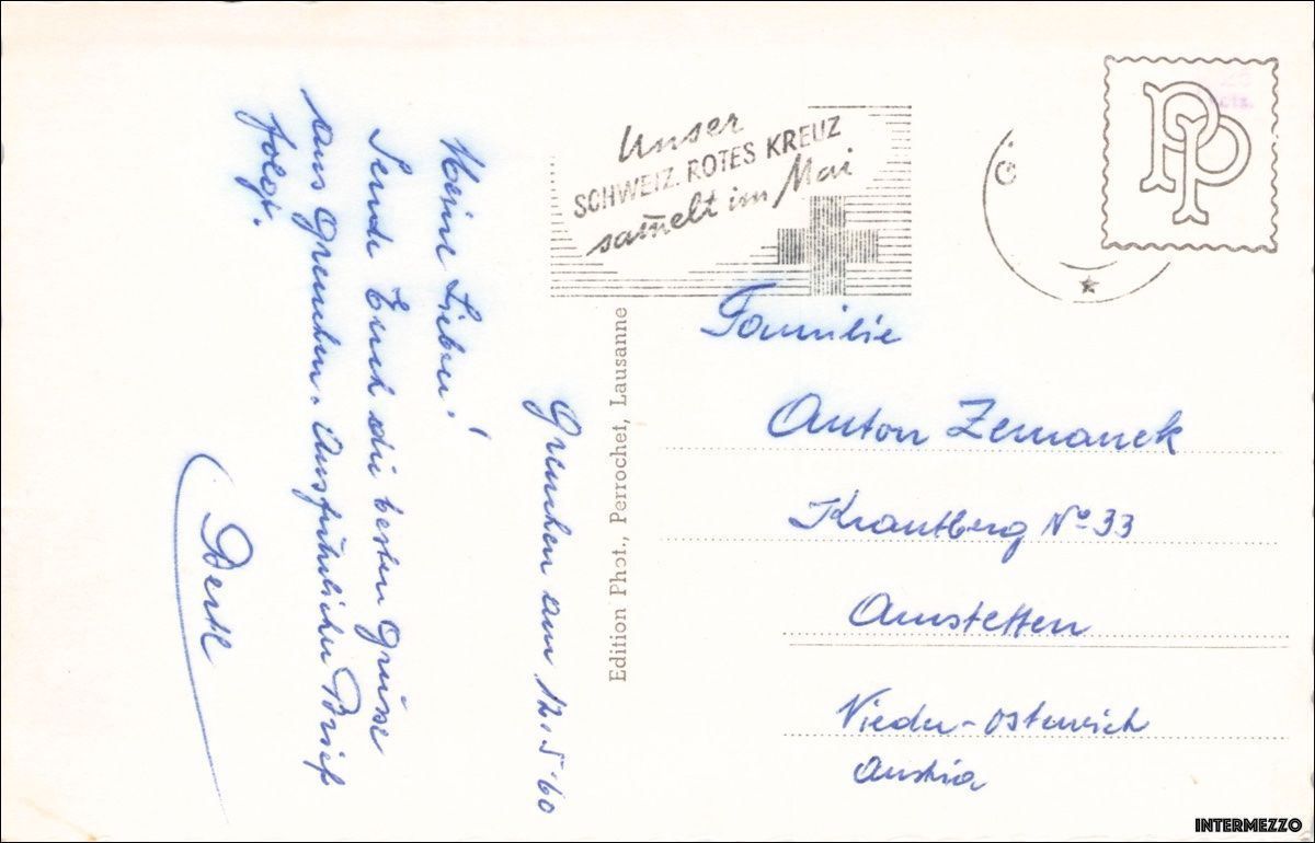 Cartoline postali: Biel // Quartier de la Gare // 1960 – Usato da Basel venduto da intermezzo12 1