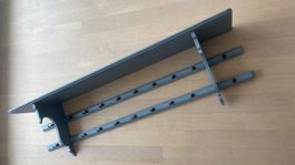 Vintage Tellerboard grau! 19 Haken
