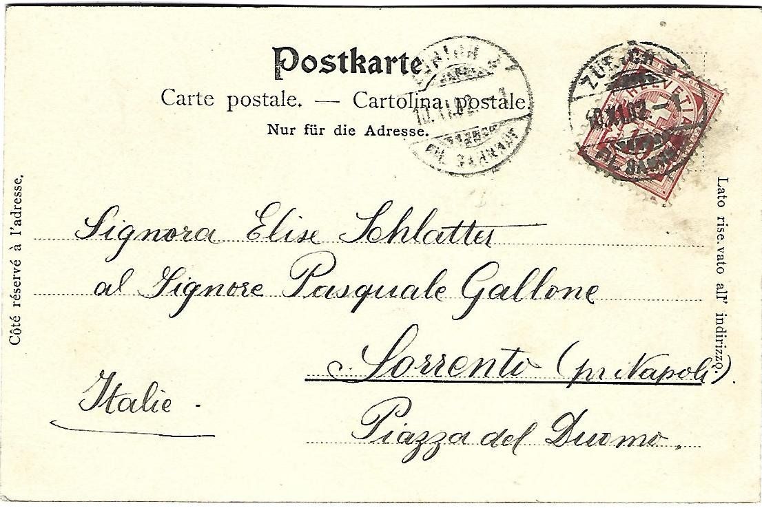 Cartoline postali: Zürich Enge Stadtansicht – Usato da Wetzikon ZH venduto da Brulu100 1