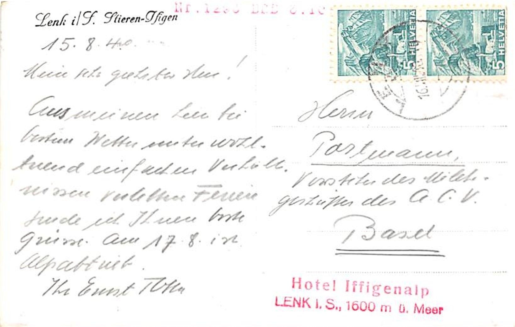 Cartes postales: Lenk, Stieren-Ifigen – D'occasion à Ottikon b.Kemptth. par Neptun1974 1