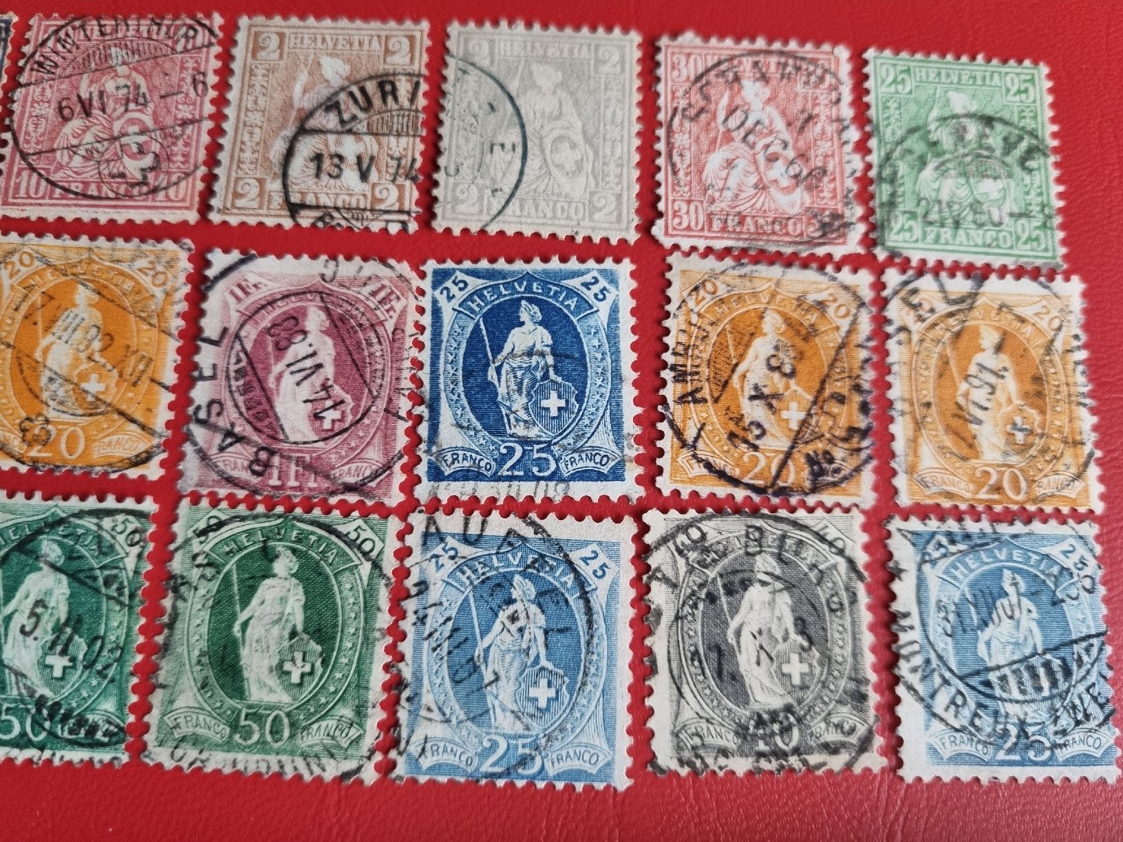 Alle Briefmarken: GUTE SAMMLUNG SCHWEIZ AB 1862 - STARTPREIS 1.- – Gebraucht aus Heimenschwand von rog_p7h9 2