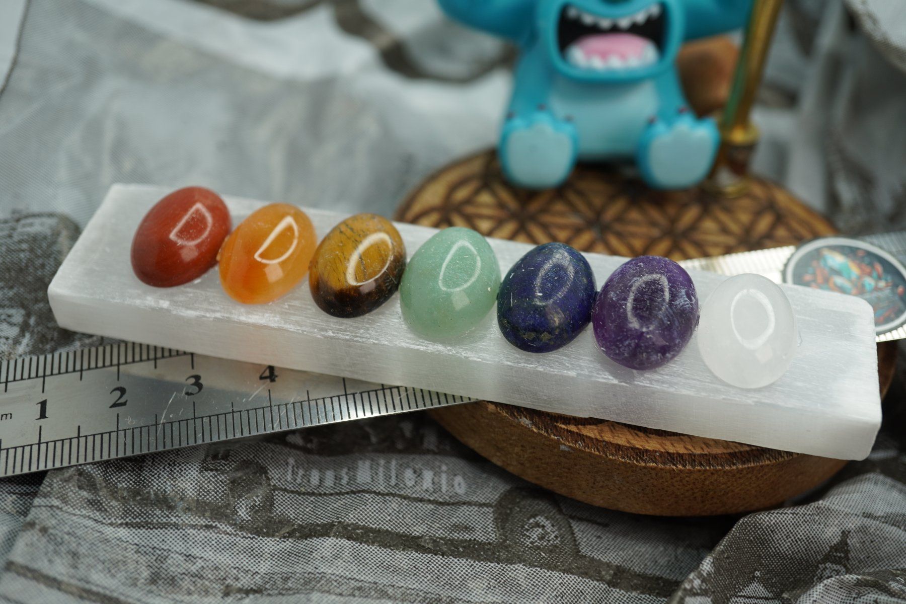 Mineralien & Heilsteine: Selenit  Stab Chakra     (Räumung!) – Neu und originalverpackt aus Eschenbach SG von topstone 4
