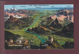 RAGAZ und Umgebung - Vogelschau