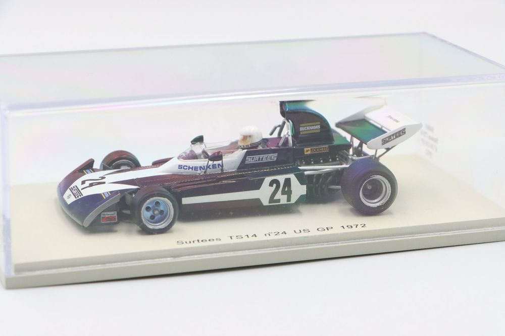 □スパークモデル 1/43 1972 サーティースTS14 #24 T.シェンケン USGP-