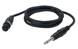 FL02 - unbal. XLR/F 3 p. - Jack mono 6 m