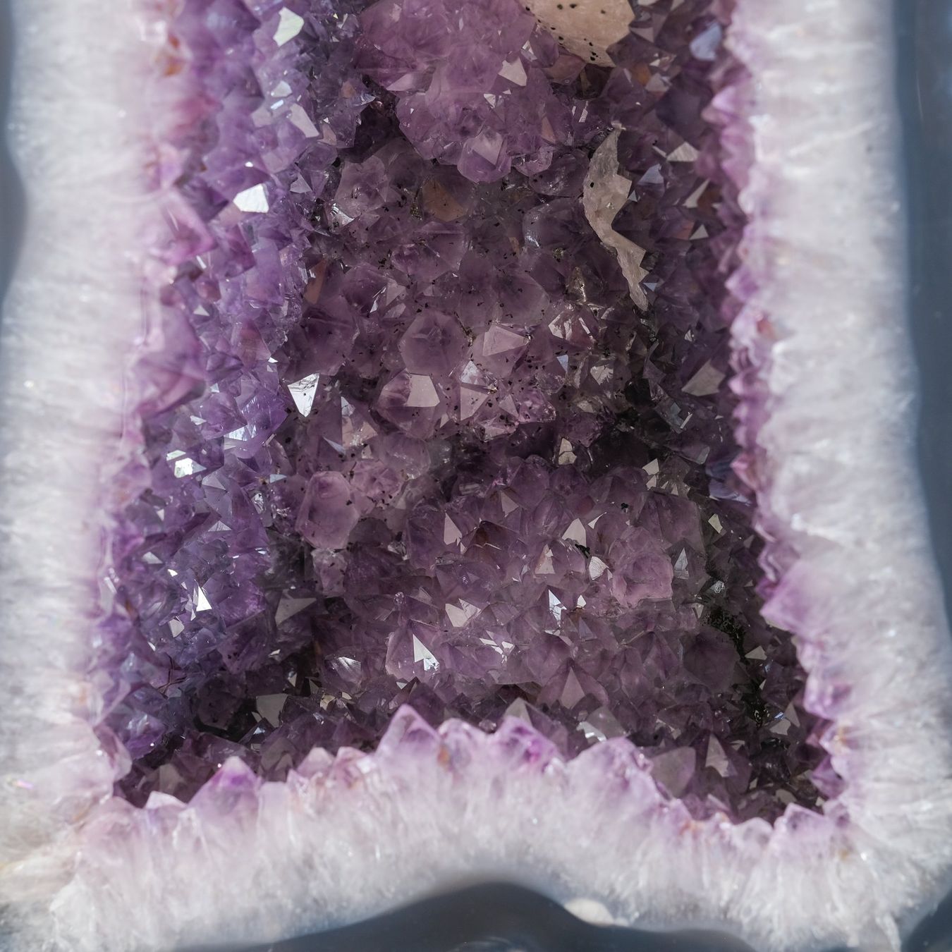 Minerali & Pietre curative: 1A-Amethyst - Druse - Geode - Mineral - Edelstein - Quarz – Usato da Heiden venduto da mats10 5