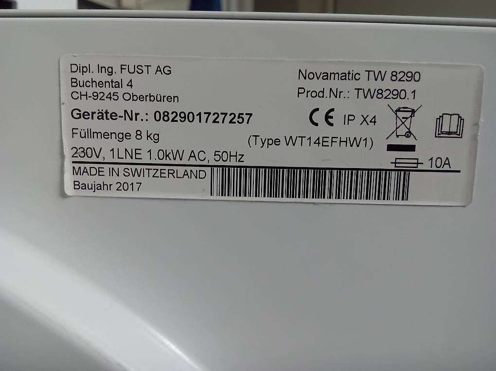 Novamatic Wäschetrockner: Wäschetrockner Novamatic TW 8290 – Gebraucht aus Frutigen von sab_m2tz 3