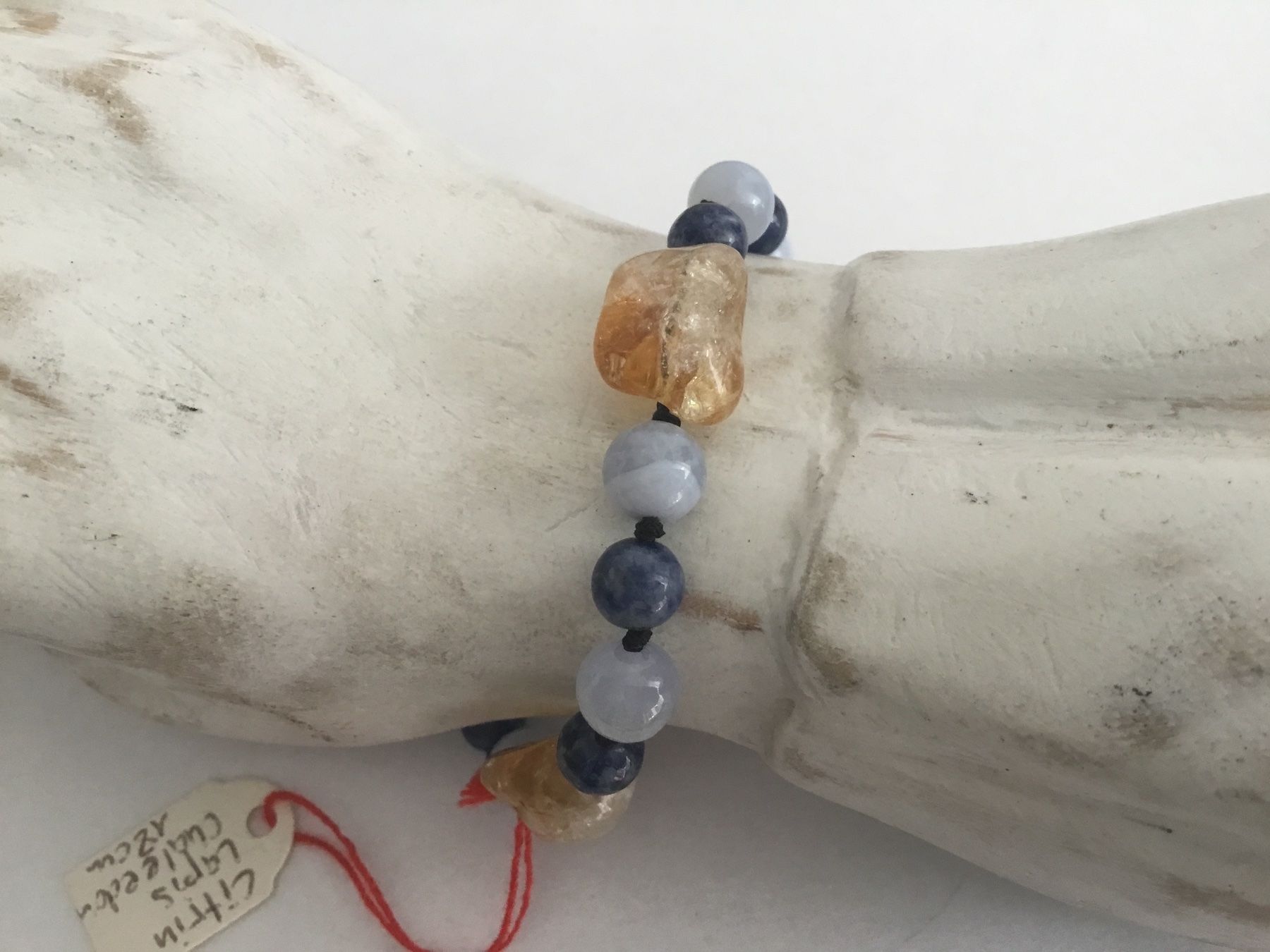 Armbänder & -reifen: Armband Citrin-Lapislazuli-Chalcedon mit Karabiner – Neu und originalverpackt aus Doppleschwand von Fortuna5859 2