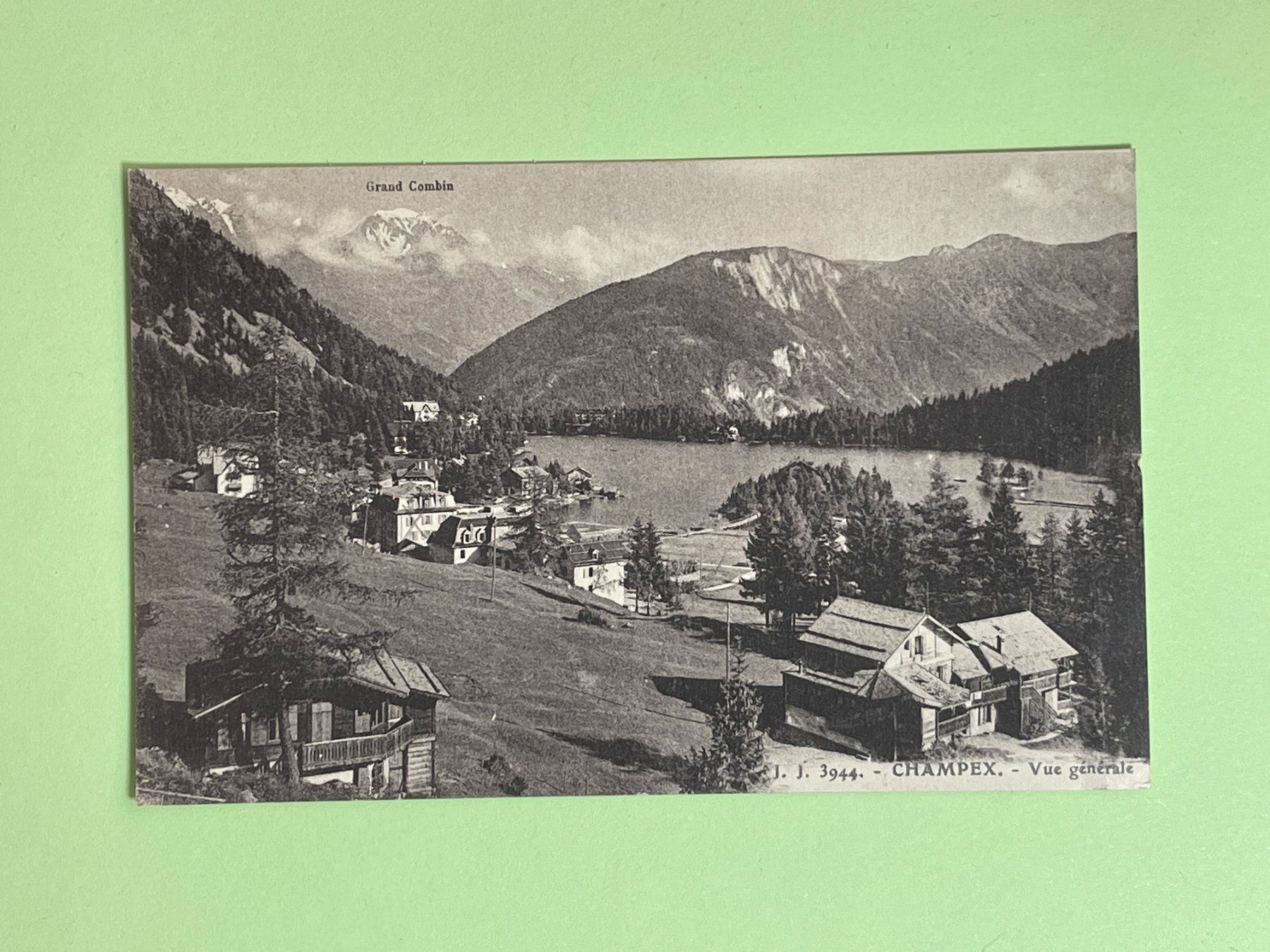 Ansichtskarten: Champex - Vue générale - vor 1924 – Gebraucht aus Steg VS von _vinci_