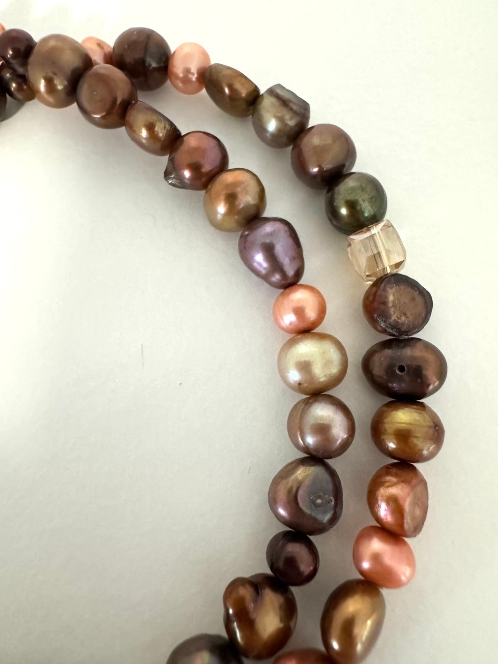 Catenine: Halskette Zuchtperlen, Kunstelemente – Nuovo (secondo la descrizione) da Biberist venduto da tl-schmuck 1