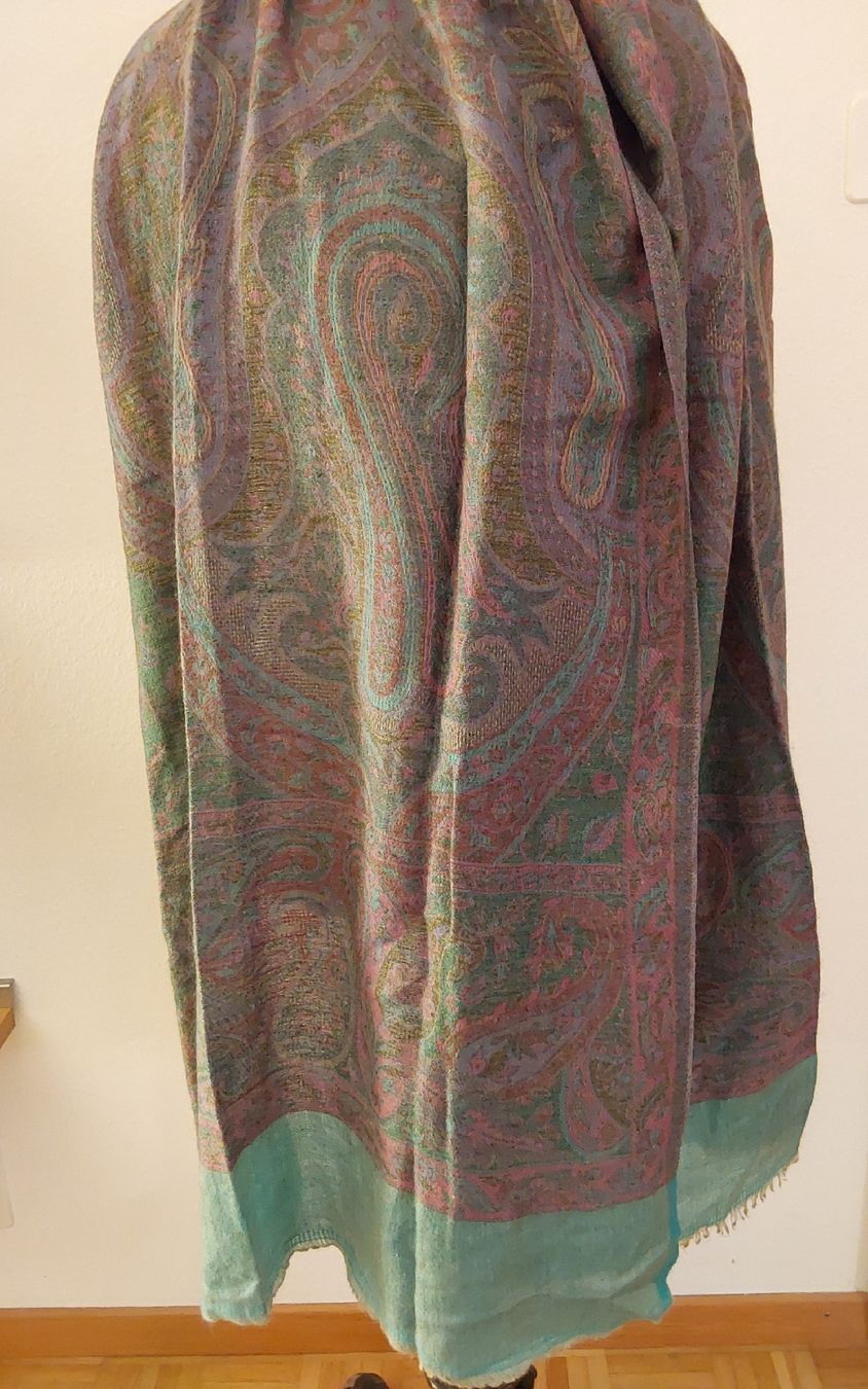 Foulard & Sciarpe: Schal Kaschmir türkis – Nuovo (secondo la descrizione) da Köniz venduto da scopello12 2