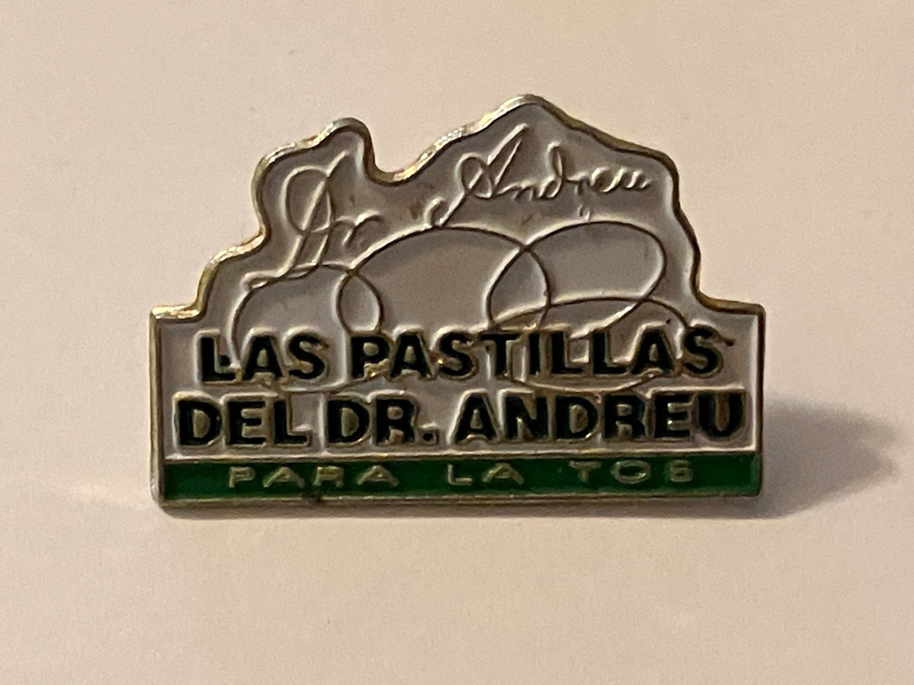 Placchette & Badge: 1 Pin Las Pastillas del Dr. Andreu – Usato da Basel venduto da djwwpp