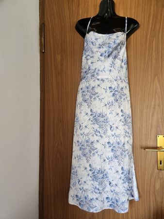 Robe longue imprimée fleurs et libellules Cider XL