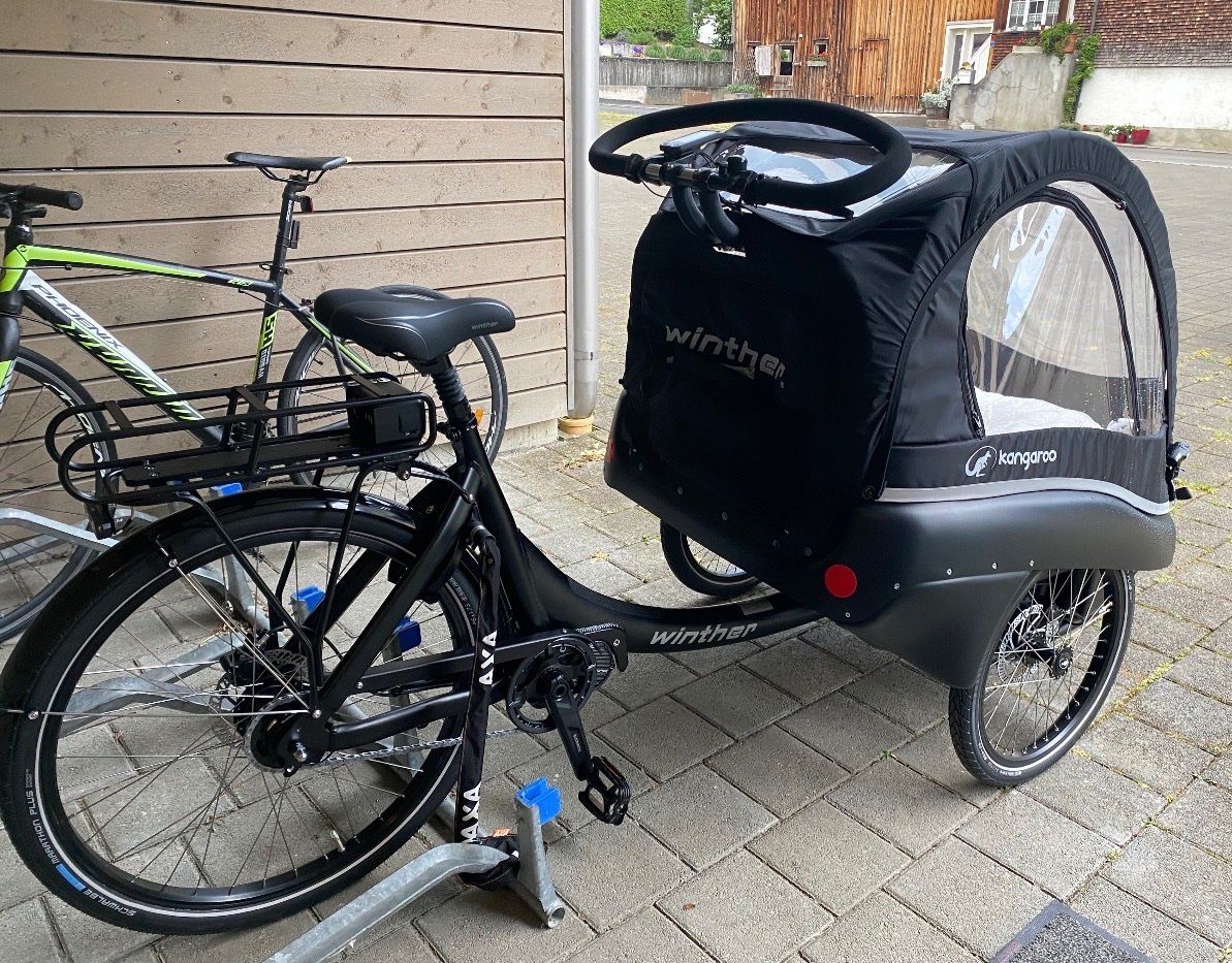 Winther Biciclette: Cargobike Winther Kangaroo Luxe Ultimate Edition – Usato da Gams venduto da BlueLuna36 1