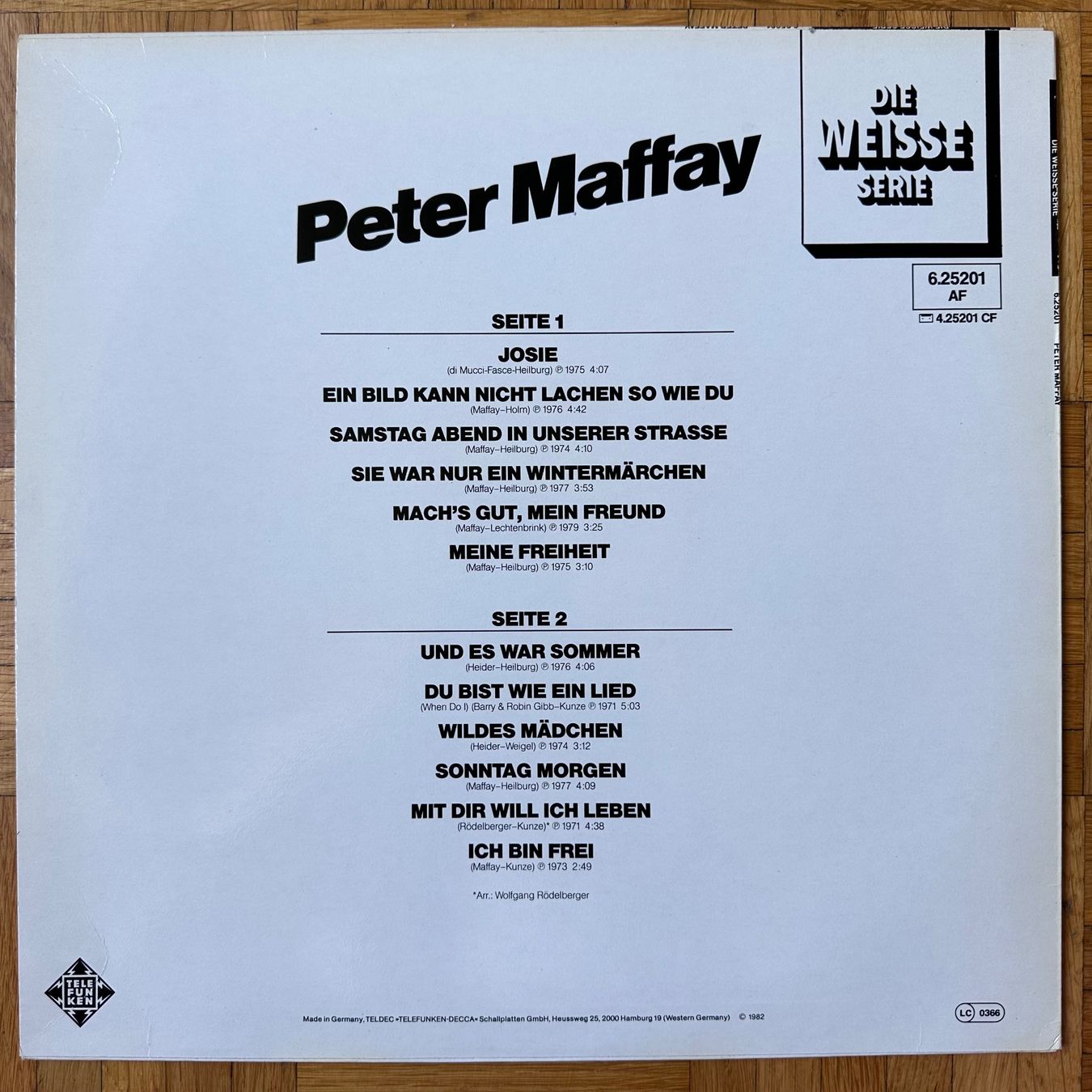Dischi in vinile: LP - Peter Maffay – Peter Maffay – Usato da Breganzona venduto da Onairda75 1