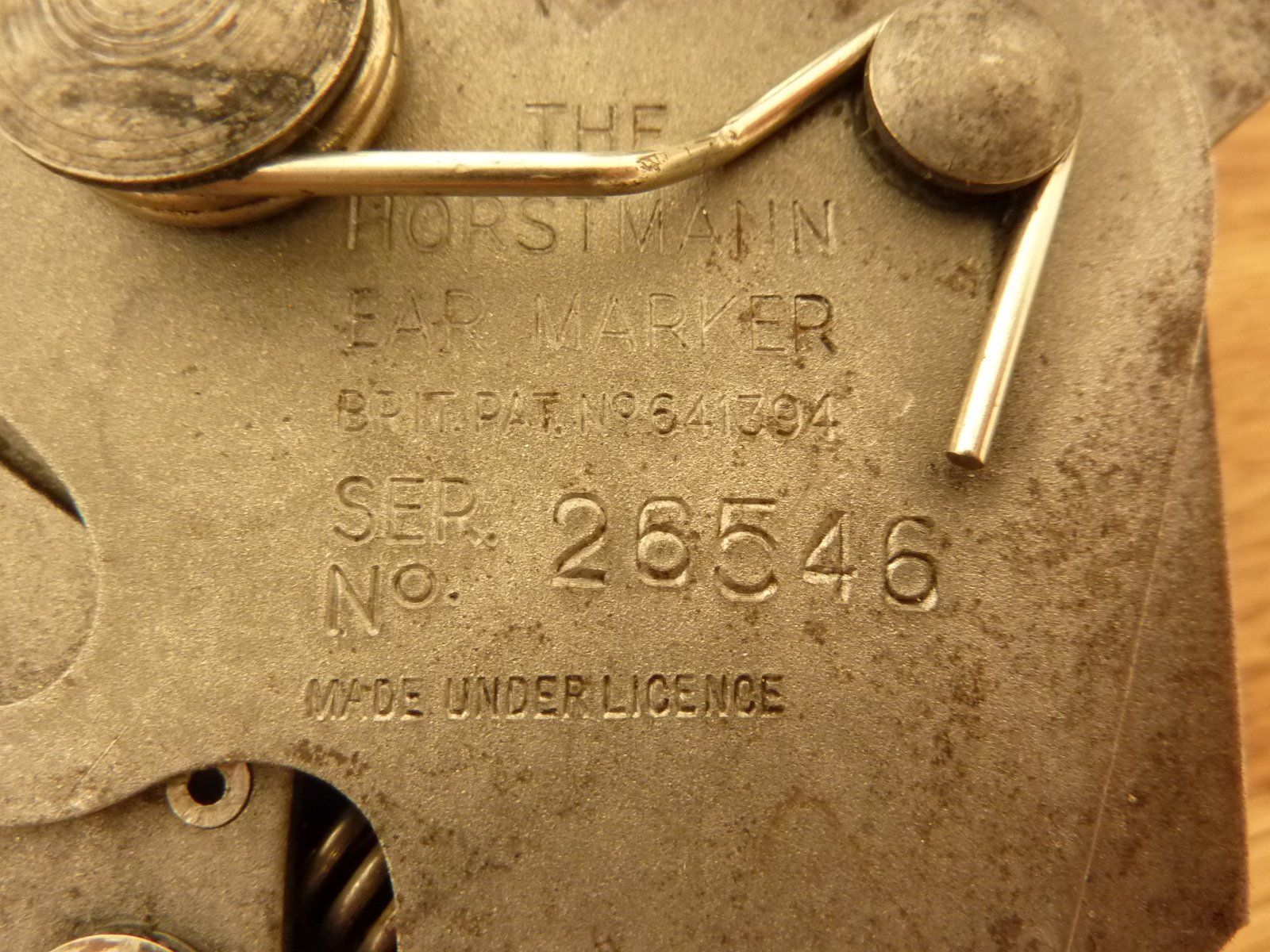 Tutti gli attrezzi: Tier Ohr Markierer The Horstmann Ear Marker – Usato da Hochfelden venduto da swissice 2