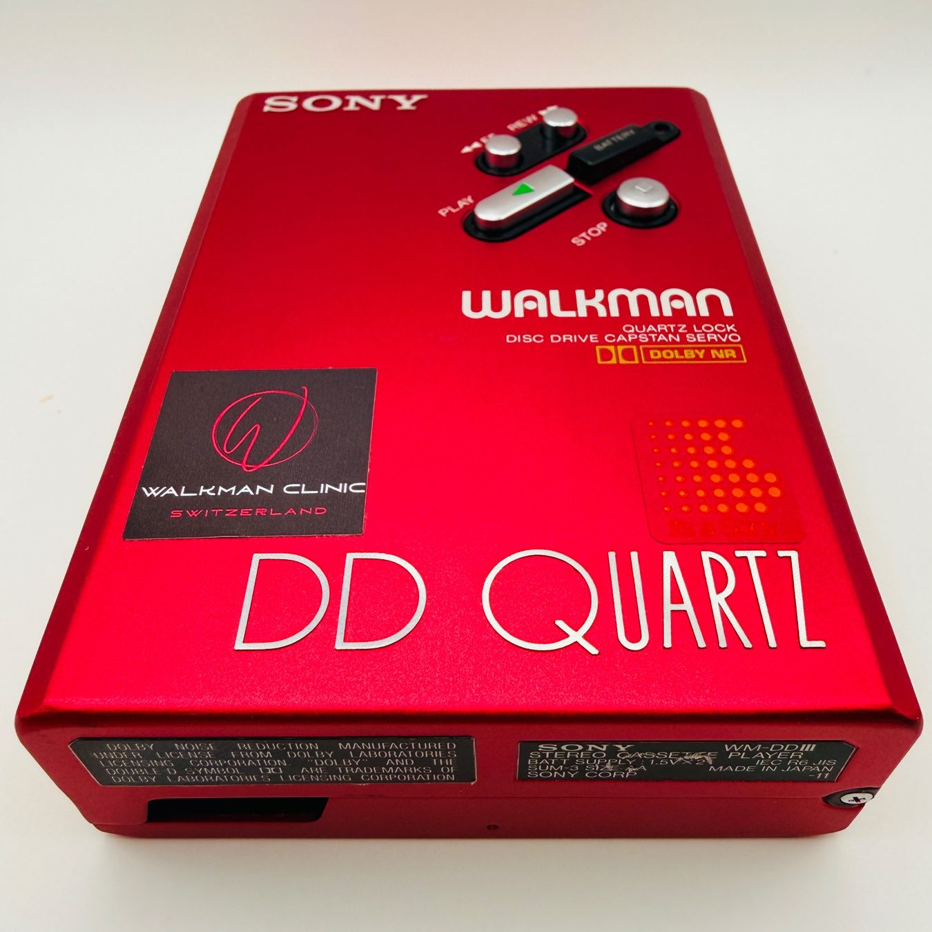 Sony Lettore multimediale portatile: Sony Walkman WM-DDIII Quartz rot #304 – Usato da Vorderthal venduto da WalkmanClinic 3