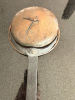 Kupferpfanne als Uhr