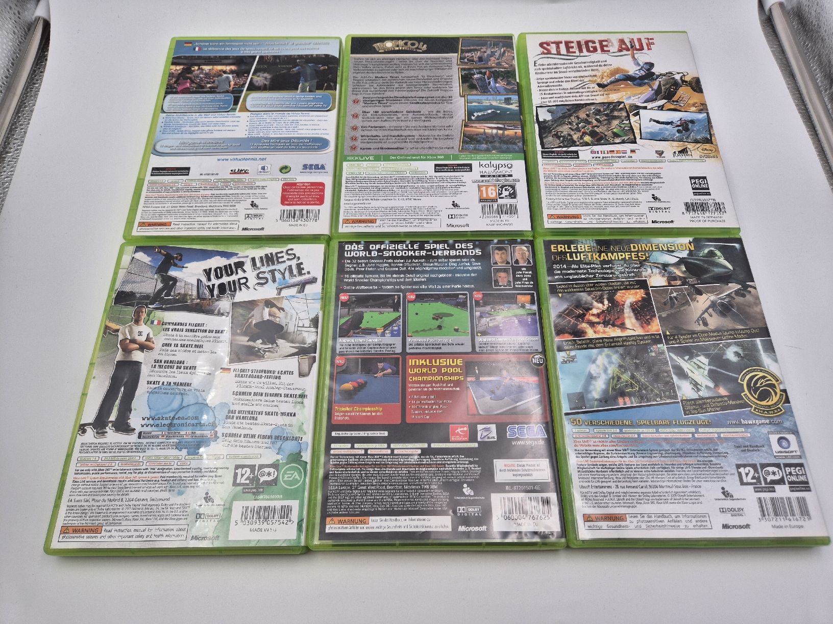 Microsoft Console: Xbox 360 Konsole mit Controller & 6 Spiele  – Usato da Ettiswil venduto da beekeper13 7