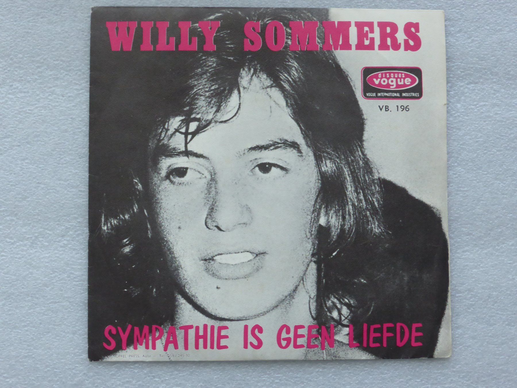 Schallplatten: Vinyl Single  WILLY SOMMERS – Gebraucht aus Küssnacht am Rigi von Mondkinder