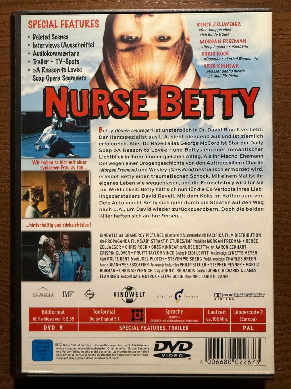Tutti i DVDs: Nurse Betty – Usato da Zürich venduto da FilmFreunde 1