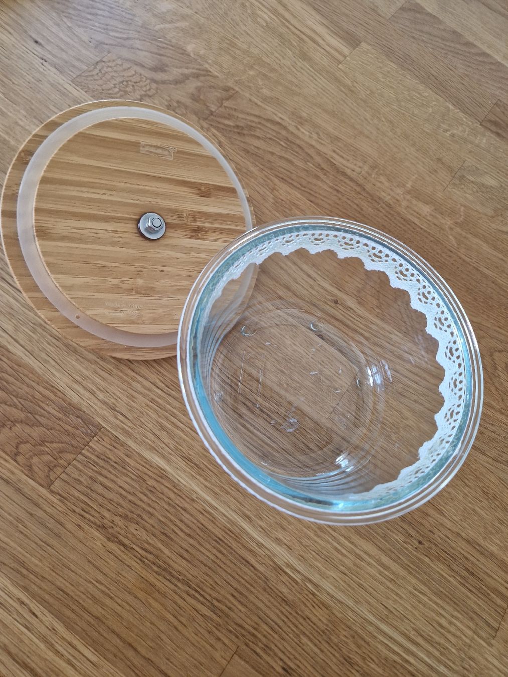 Ikea Tutte le decorazioni: Deko Glasschale mit Holzdeckel & Spitze, IKEA – Nuovo (secondo la descrizione) da Kulmerau venduto da Doene7 2