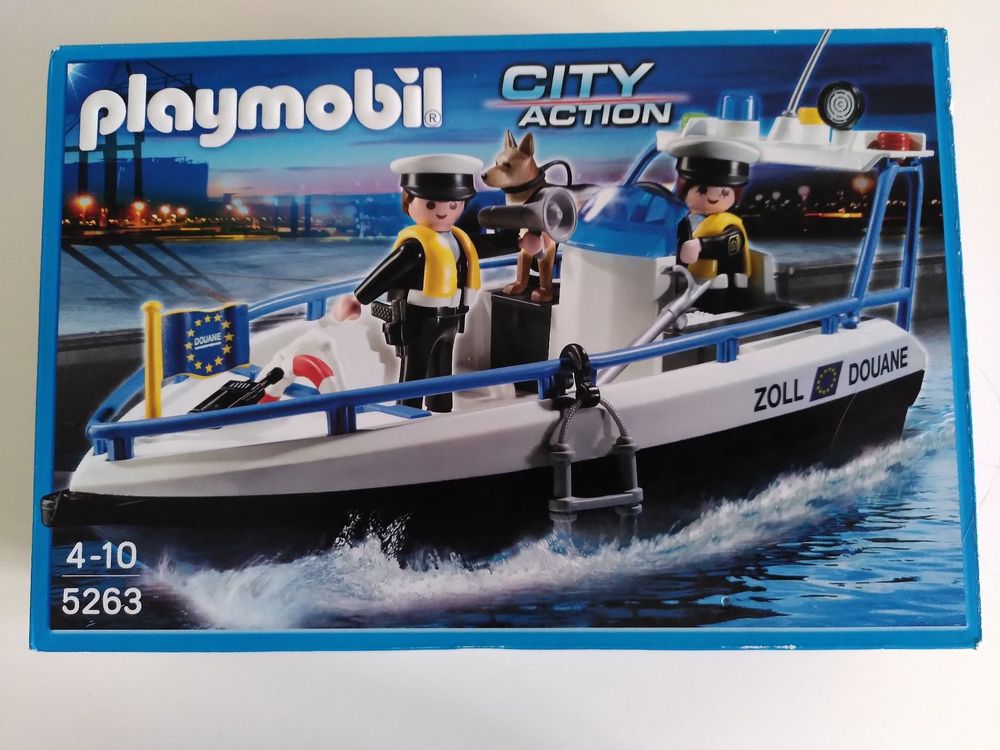 klassisk Dovenskab gør dig irriteret Playmobil 5263 Zollboot / City Action | Kaufen auf Ricardo