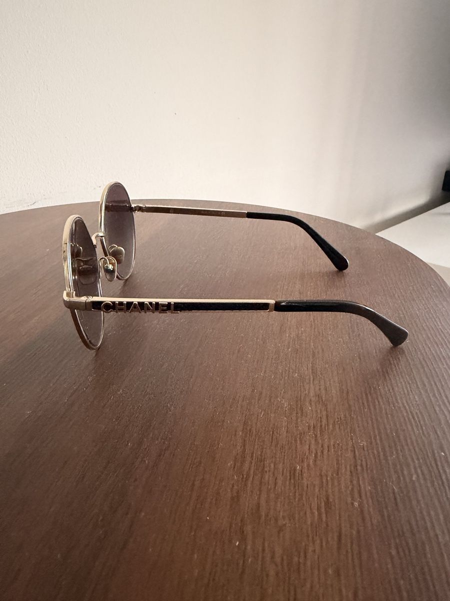 Chanel Brillen & Gläser: Chanel Round Sunglasses Gold  – Neu (gemäss Beschreibung) aus Kilchberg ZH von sch_lv6z 1