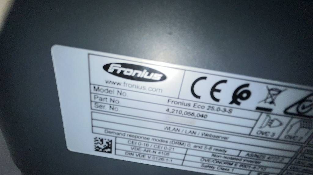 Inverter: Wechselrichter Fronius Eco 25.0-3-S – Usato da Ueberstorf venduto da Schwam5 3