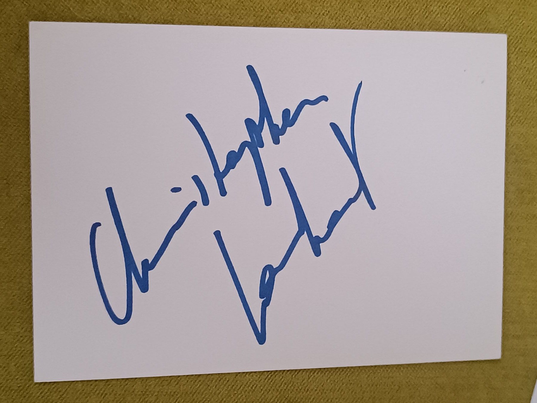 Autographes: Christopher Lambert - Highlander – D'occasion à Menziken par Artographs