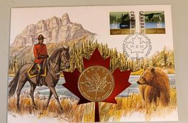 Numisbrief Canada mit Silber 999 1 Unze Kanada ab 1 Fr. !!