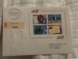 Helvetia 90 Ersttagsbrief mit Sonderumschlag