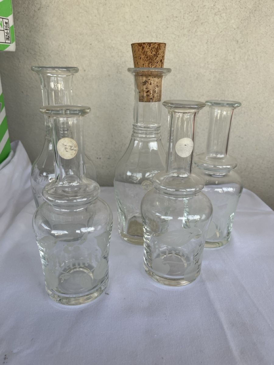 Glasi Hergiswil Caraffe: Glasi Hergiswil 5 Karaffen – Usato da Richterswil venduto da Ness