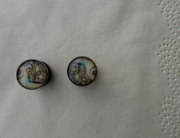 Ohrringe, Tunnel Plug, fake Plug