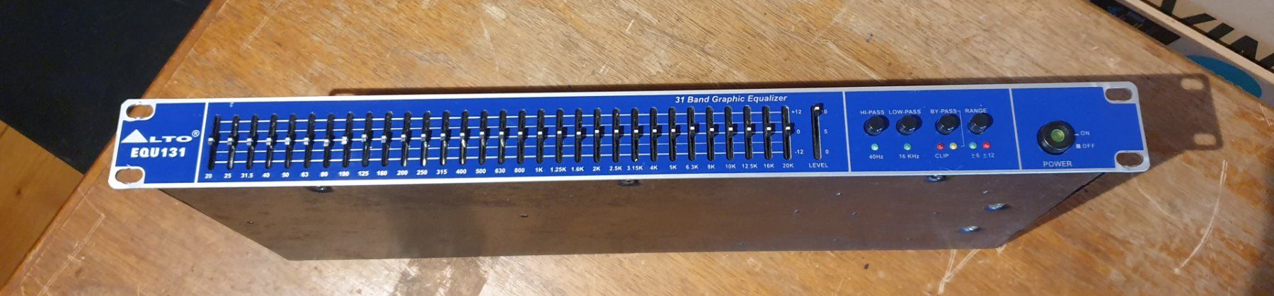 Egaliseurs: ALTO EQ131 - Equalizer 31 bands - stereo – D'occasion à La Ferrière par Mutzy0
