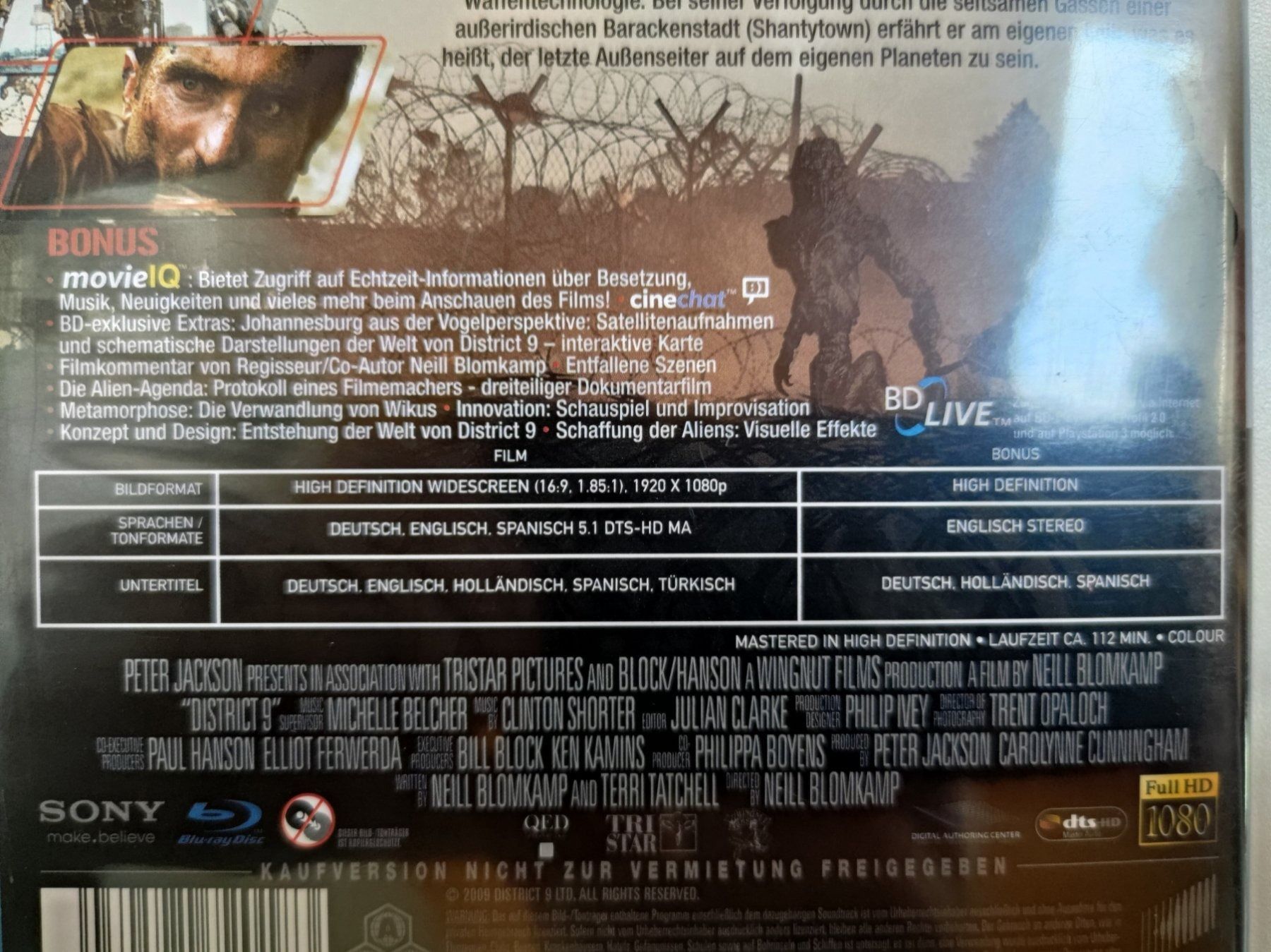 Tutti i DVDs: District 9 – Usato da Liestal venduto da Kratzilla 3