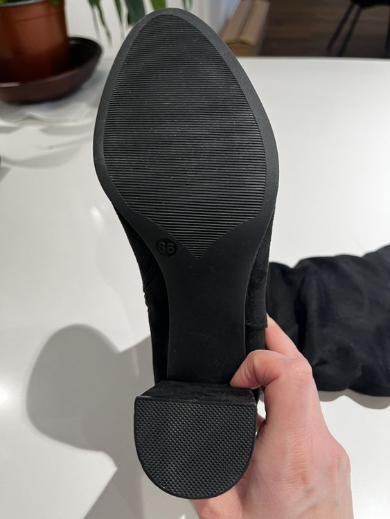 Stiefel Gr. 36 Wildlederoptik 2