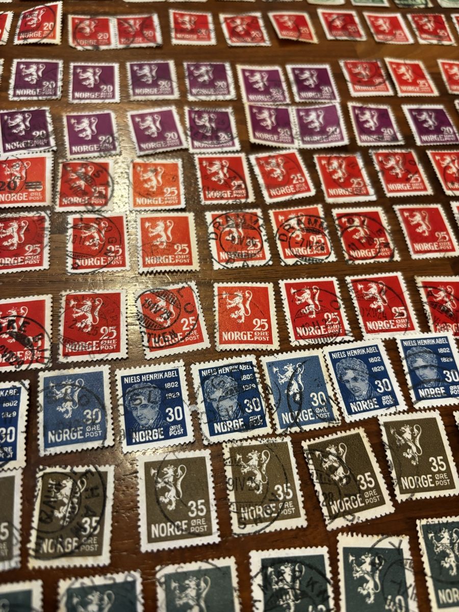 Tutti i francobolli: Grosse Sammlung Norwegen Briefmarken, gestempelt – Usato da Zürich venduto da engebrunau 1
