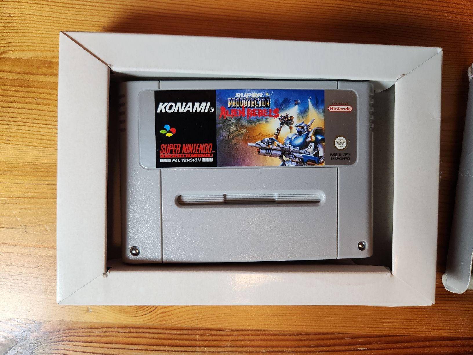 Nintendo Spiele: Super Probotector Alien Rebels SNES PAL CIB (Konami) – Gebraucht aus Tafers von whereyogamesat 1