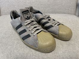 Adidas Superstar Sneaker grau schwarz Gr. 42 2/3