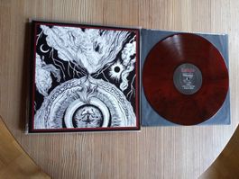 Saligia-Vesaevus 12'' Red With Black Smoke Vinyl LP 2019