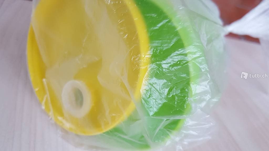 Tupperware Contenitori & Simili: 1 Duo Pack Aqua Strohhalmbecher, Tupperware – Nuovo e nell'imballaggio originale da Schönengrund venduto da Liane63 1