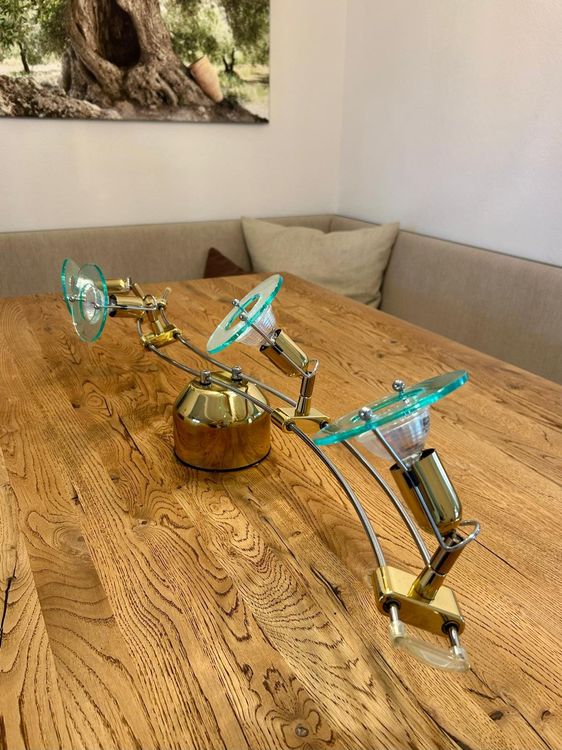 Lustres & lampes de plafonds: Elegante Design Deckenlampe Chrom-Messing, 4-flammig – D'occasion à Balzers par ste_v6vc 3