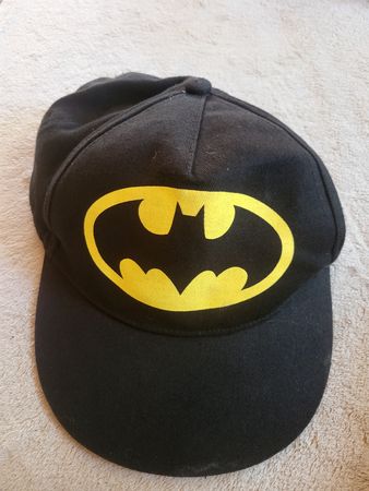 Batman Kappe schwarz Grösse 54cm guter Zustand