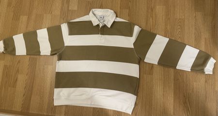 ZARA Poloshirt-Sweater, gestreift, Gr. L / XL - Top!