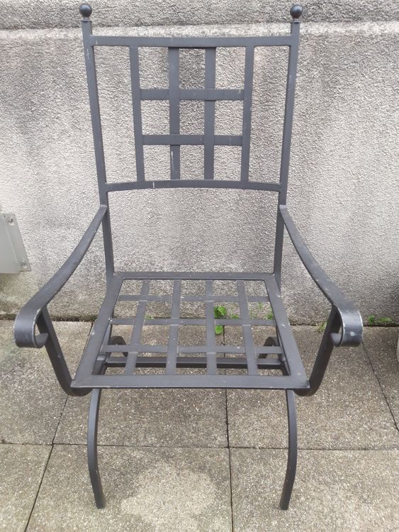 2 Eisenstühle Gartenstühle hohe Qualität edel Classy Kaufen auf Ricardo